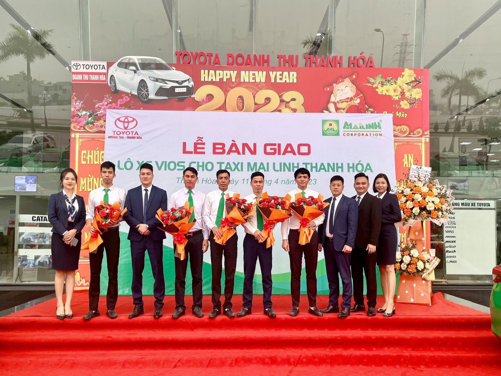 Lễ Bàn Giao Lô Xe Toyota Vios Cho Taxi Mai Linh Thanh Hóa